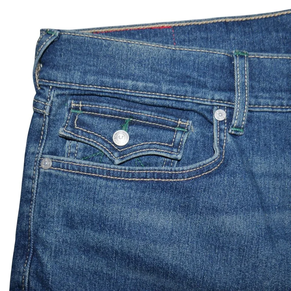 TRUE RELIGION Rocco Moto Skinny Jeans